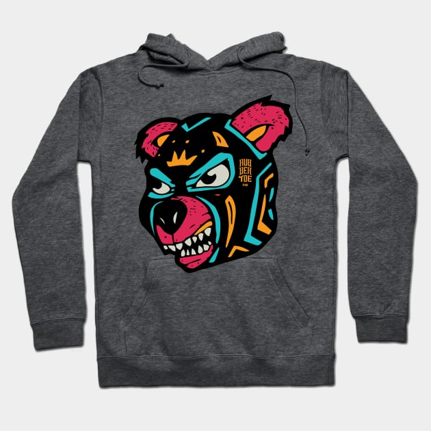 Lucha Bear Hoodie by RubbertoeDesign